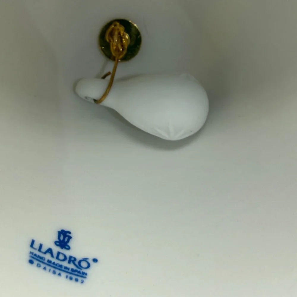 Vintage LLADRO 1993 Porcelain Bell Ornament Nativity‎ Holy Family Spain with Box